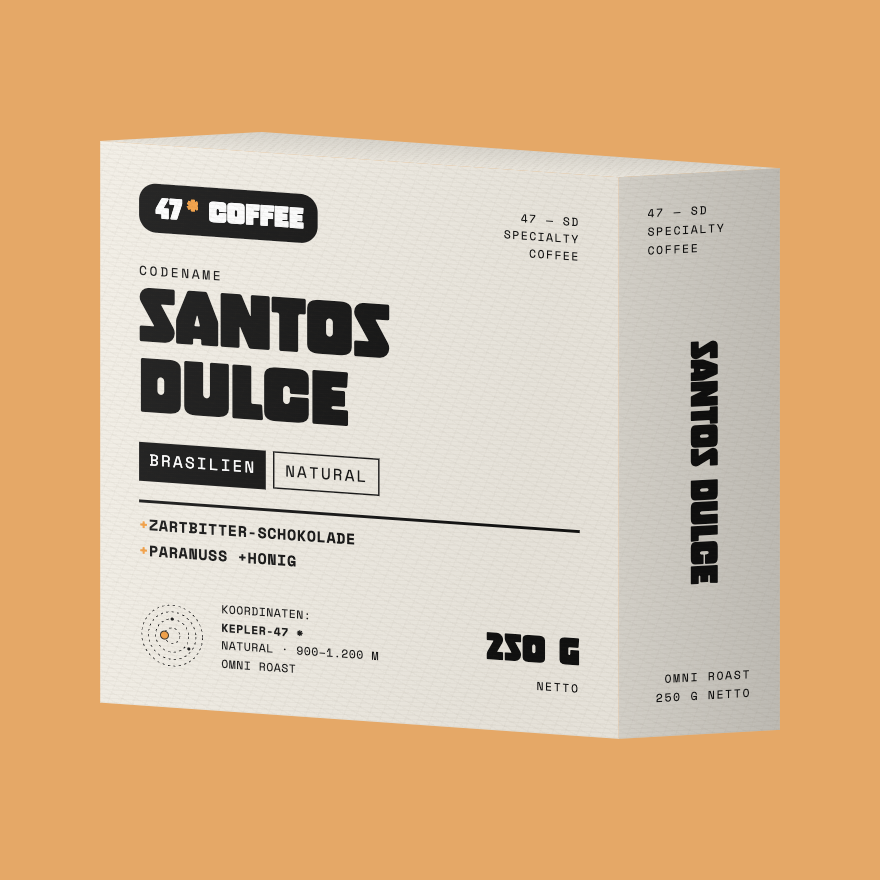 Santos Dulce — Faltschachtel 120×80×130 mm, frontal