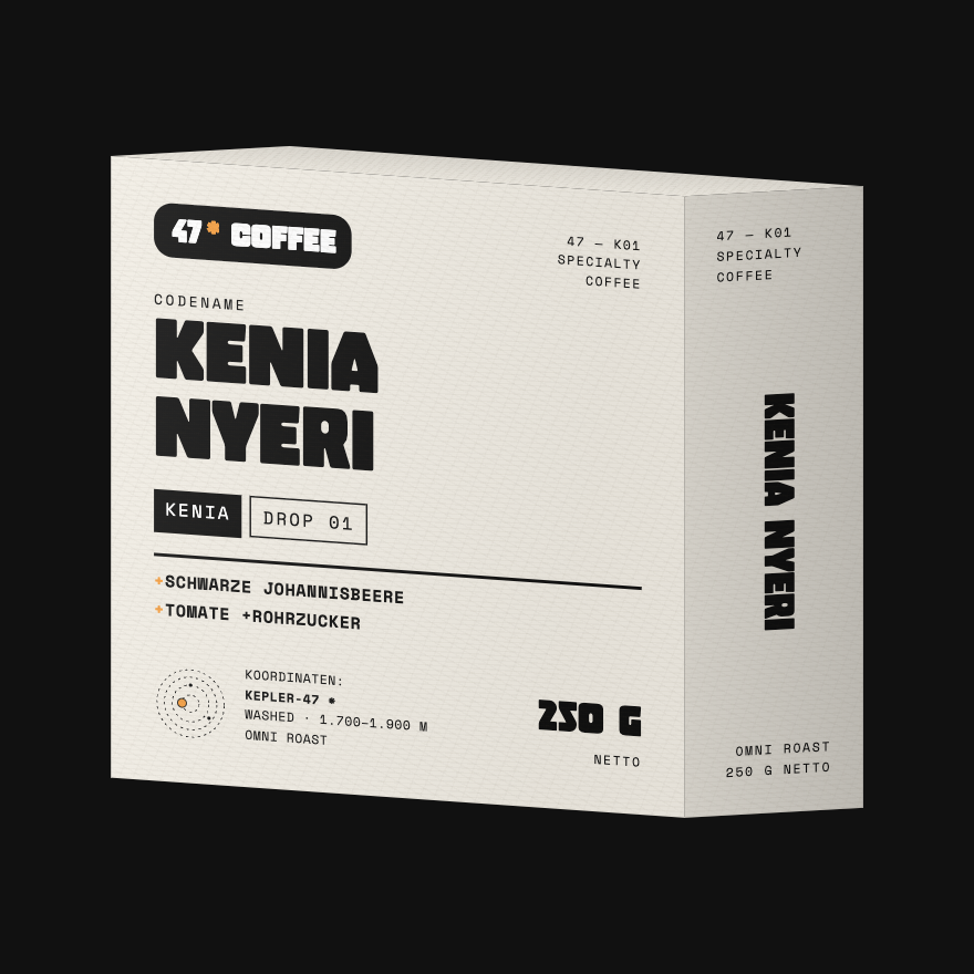 KeniaNyeri, 250 g Faltschachtel