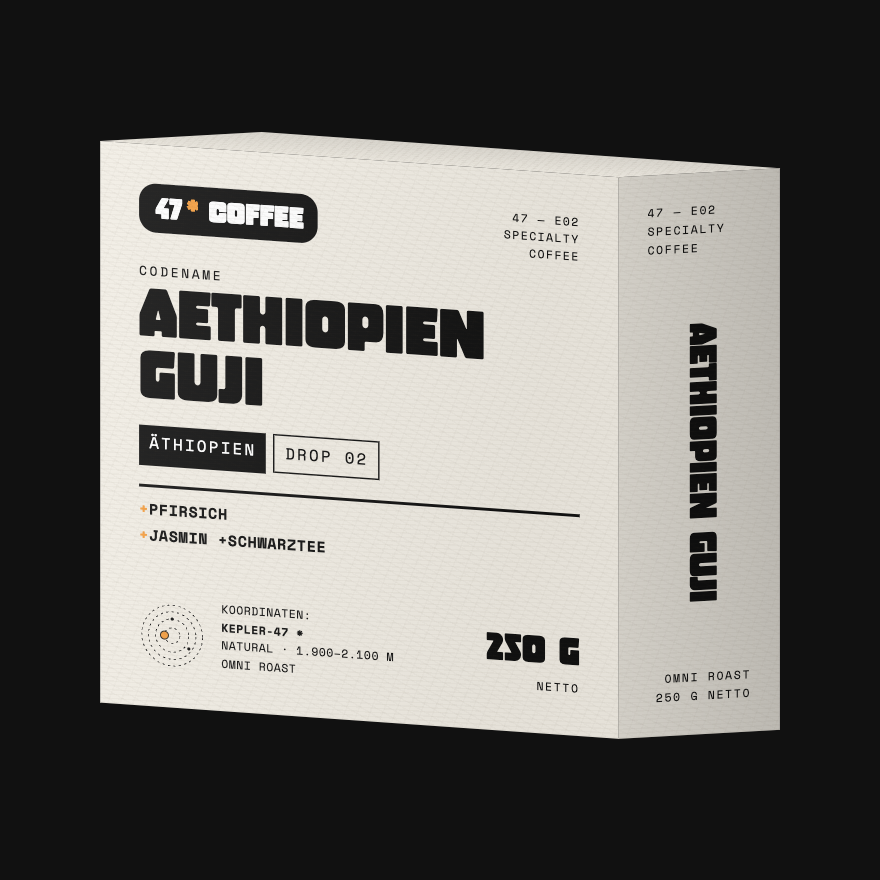 AethiopienGuji, 250 g Faltschachtel